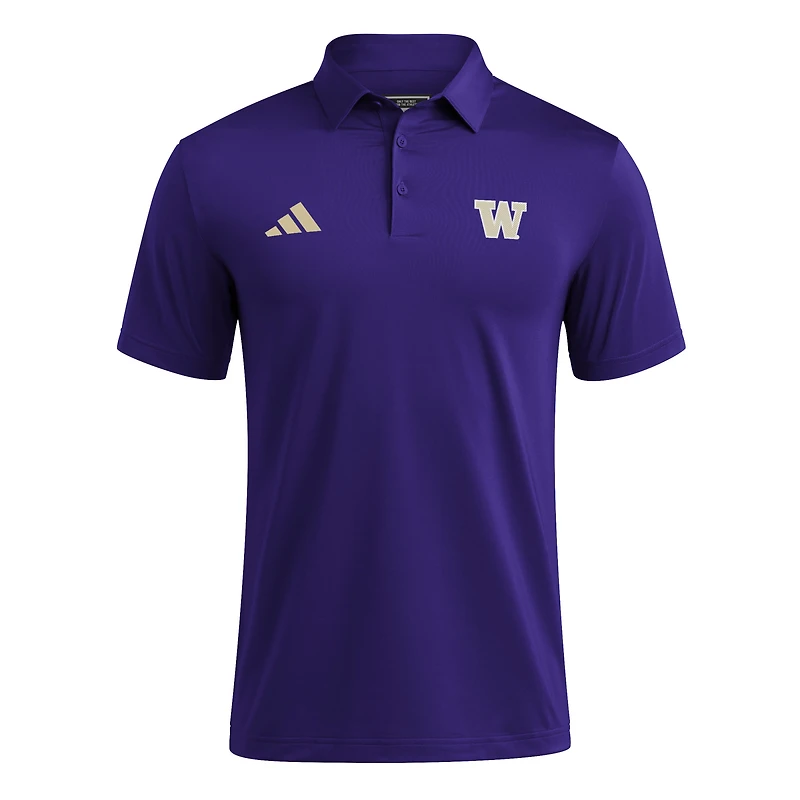 Men's adidas Purple Washington Huskies Ultimate 365 Polo