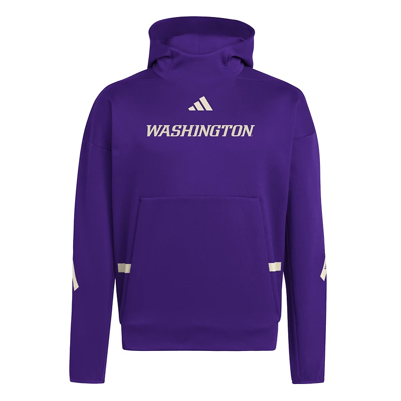 Sweat à capuche violet adidas Washington Huskies Z.N.E. pour homme