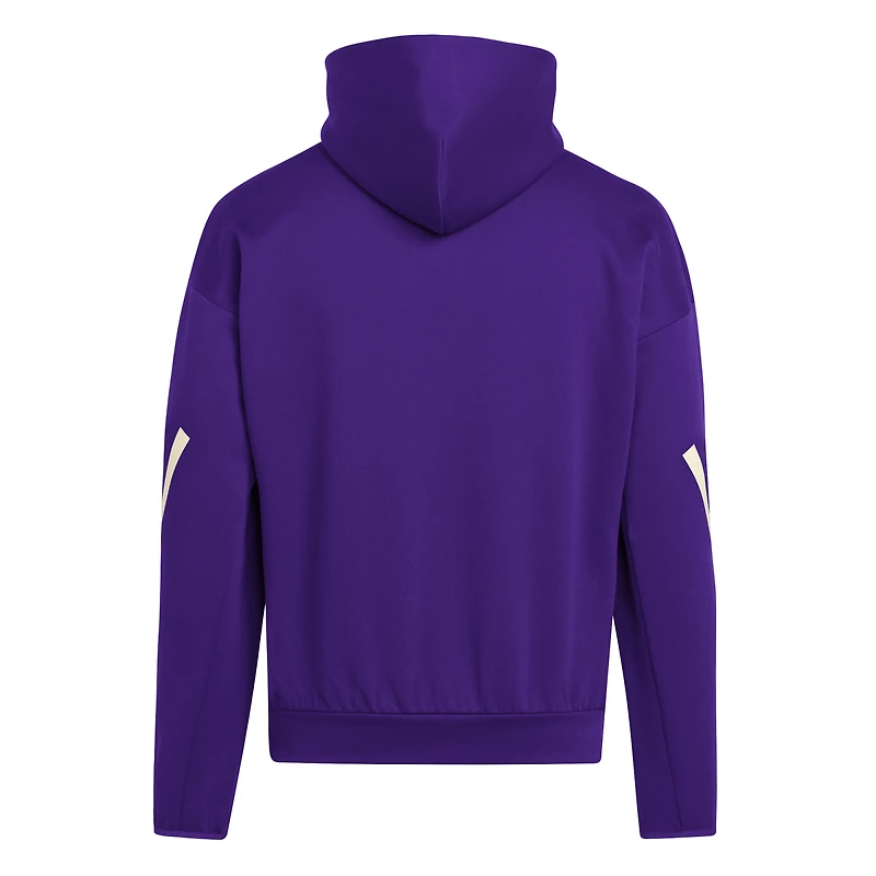 Sweat à capuche violet adidas Washington Huskies Z.N.E. pour homme