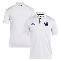 Men's adidas Washington Huskies 2024 Coaches AEROREADY Polo