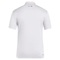 Polo adidas blanc Washington Huskies 2024 Coaches AEROREADY pour homme