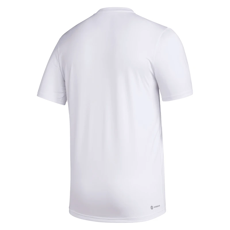 Men's adidas  White Washington Huskies Pregame AEROREADY T-Shirt