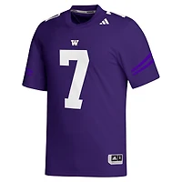 Maillot de footballeur adidas Will Rogers violet Washington Huskies NIL pour homme