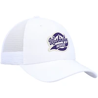 Men's Ahead White Washington Huskies Brant Trucker Adjustable Hat