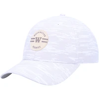 Casquette réglable Ahead White Washington Huskies Streaker pour hommes