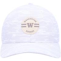 Casquette réglable Ahead White Washington Huskies Streaker pour hommes