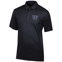 Men's Black Washington Huskies Classic Jacquard Polo