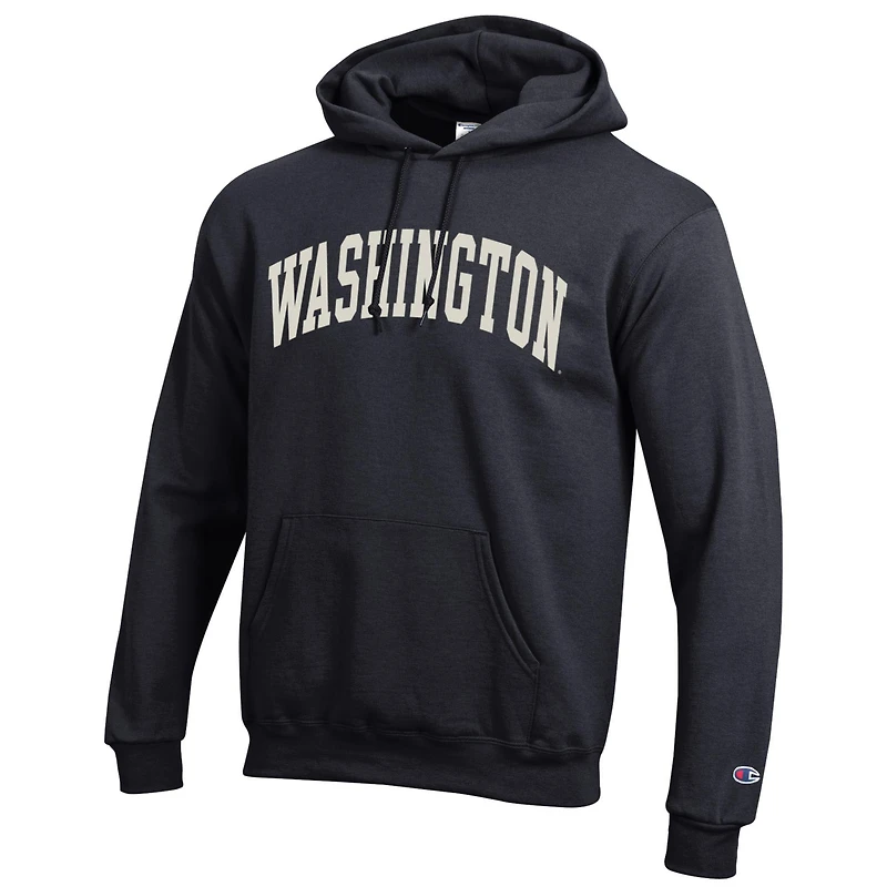Men's Champion Washington Huskies Basic Arch Fleece Pullover Hoodie