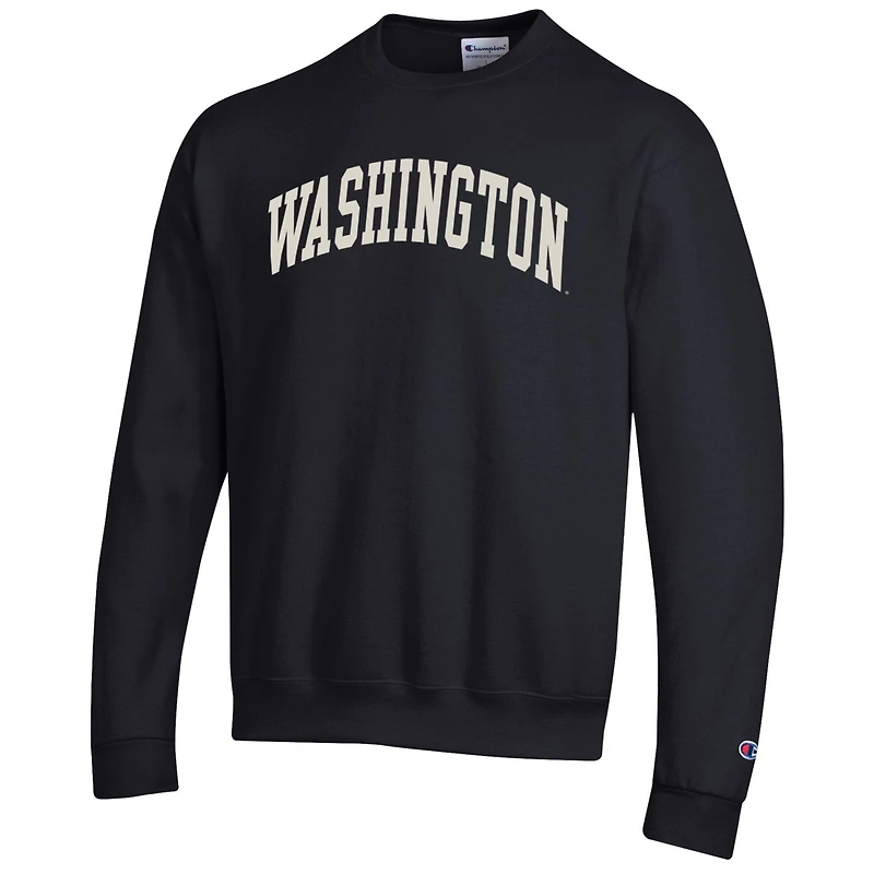 Men's Champion Washington Huskies Basic Arch Fleece Pullover Sweatshirt