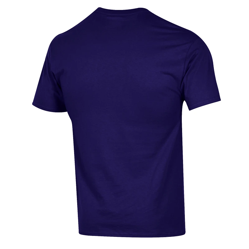Men's Champion Purple Washington Huskies Baseball Icon T-Shirt