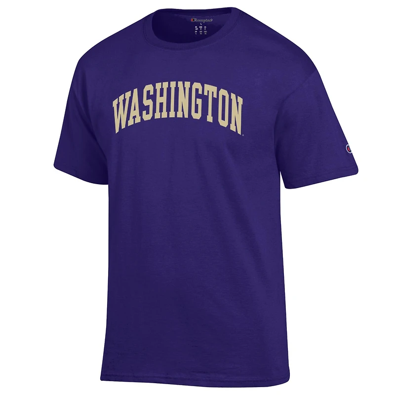 Men's Champion  Purple Washington Huskies Basic Arch T-Shirt