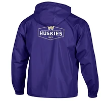 Men's Champion Purple Washington Huskies Delay Packable Half-Zip Jacket