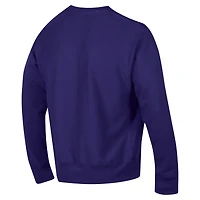 Sweat-shirt à enfiler tissage inversé Champion Purple Washington Huskies Vault Late Night pour homme