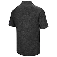 Men's Colosseum Black Washington Huskies Big & Tall Down Swing Polo
