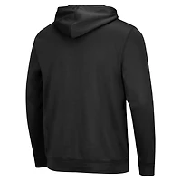 Men's Colosseum  Black Washington Huskies Blackout 3.0 Pullover Hoodie