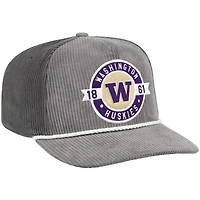 Men's Colosseum  Gray Washington Huskies Where's My Hat Podium Adjustable Trucker Hat