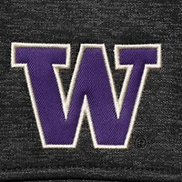 Men's Colosseum Heathered Charcoal Washington Huskies Anchor Full-Zip Jacket