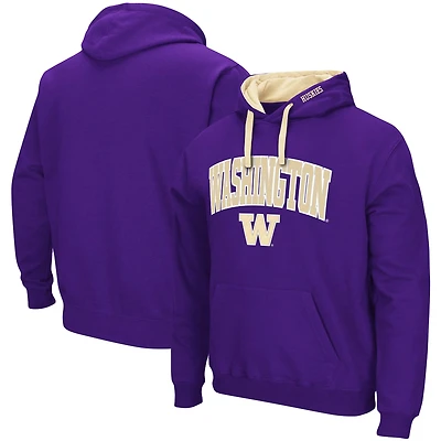 Sweat à capuche Colosseum Purple Washington Huskies Big & Tall Arch Logo 2.0 pour homme