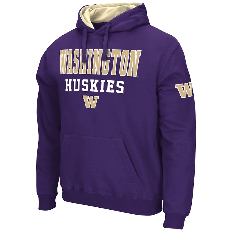Sweat à capuche Colosseum Purple Washington Huskies Sunrise pour homme