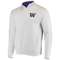 Veste Colosseum White Washington Huskies Tortugas Logo Quarter-Zip pour homme