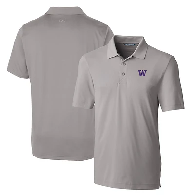 Polo extensible Forge gris pour homme Cutter & Buck Washington Huskies, grandes tailles