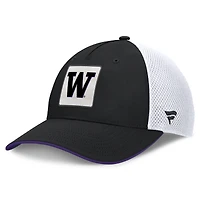 Men's Fanatics  Black Washington Huskies 5-Panel Matter Flex Hat