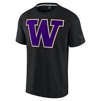 T-shirt emblématique des Washington Huskies pour hommes Fanatics Black
