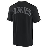 Men's Fanatics Black Washington Huskies Iconic T-Shirt