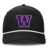 Casquette ajustable Fanatics noire Washington Huskies Undertone à corde pour homme