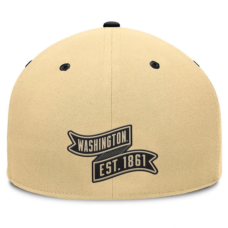 Casquette ajustée Fanatics kaki/noir Washington Huskies Balance pour homme