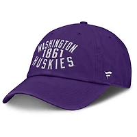Casquette ajustable Archer violette des Washington Huskies Fanatics pour homme