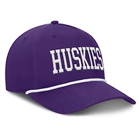 Casquette ajustable Fanatics violette Washington Huskies Foul Ball Rope pour homme