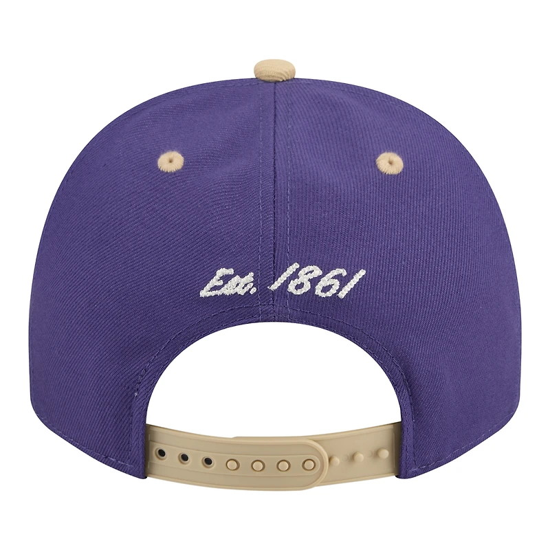Men's New Era  Purple/Gold Washington Huskies Two-Tone Arched 9FIFTY Snapback Hat