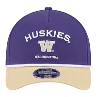 Men's New Era Purple/Tan Washington Huskies Two-Tone Rope 9FORTY M-Crown A-Frame Adjustable Hat