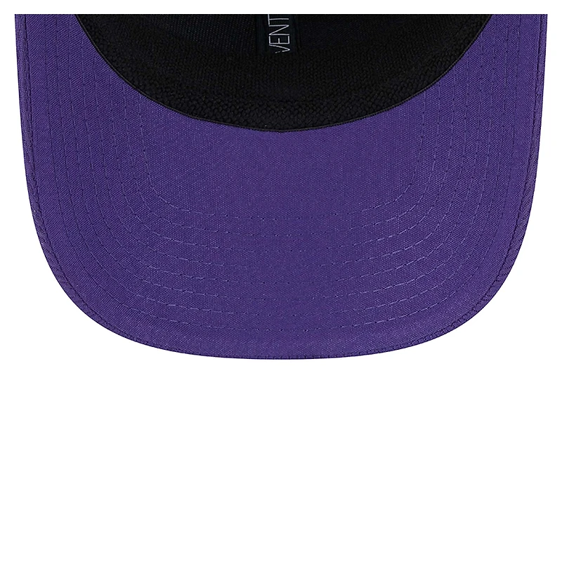 Casquette extensible à boutons-pression COOLERA 9SEVENTY en corde violette des Washington Huskies de New Era pour homme