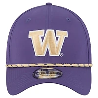 Men's New Era  Purple Washington Huskies Rope 39THIRTY Flex Hat