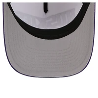 Men's New Era White/Purple Washington Huskies Arch Two-Tone Rope 9FORTY A-Frame M-Crown Adjustable Hat