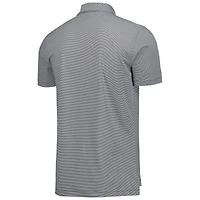 Polo en jersey rayé Performance Peter Millar Washington Huskies Jubilee pour homme, noir/blanc