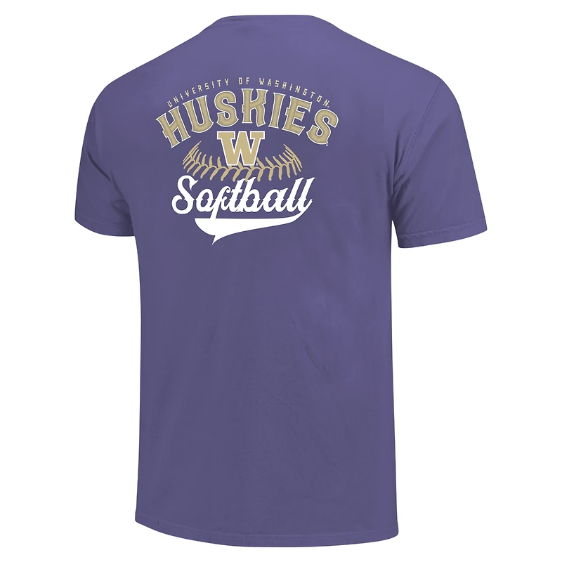 T-shirt violet pour homme des Washington Huskies Softball Walk Off