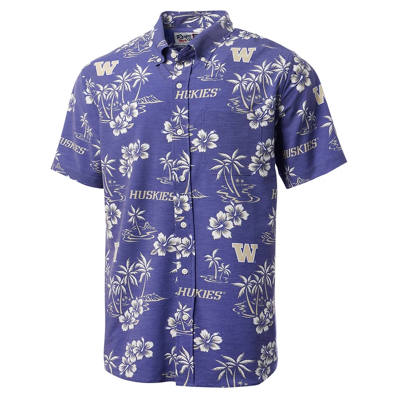 Men's Reyn Spooner Purple Washington Huskies Classic Performance Button-Down Shirt