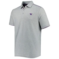 Polo Tommy Bahama gris chiné Washington Huskies IslandZone Tailgater pour homme