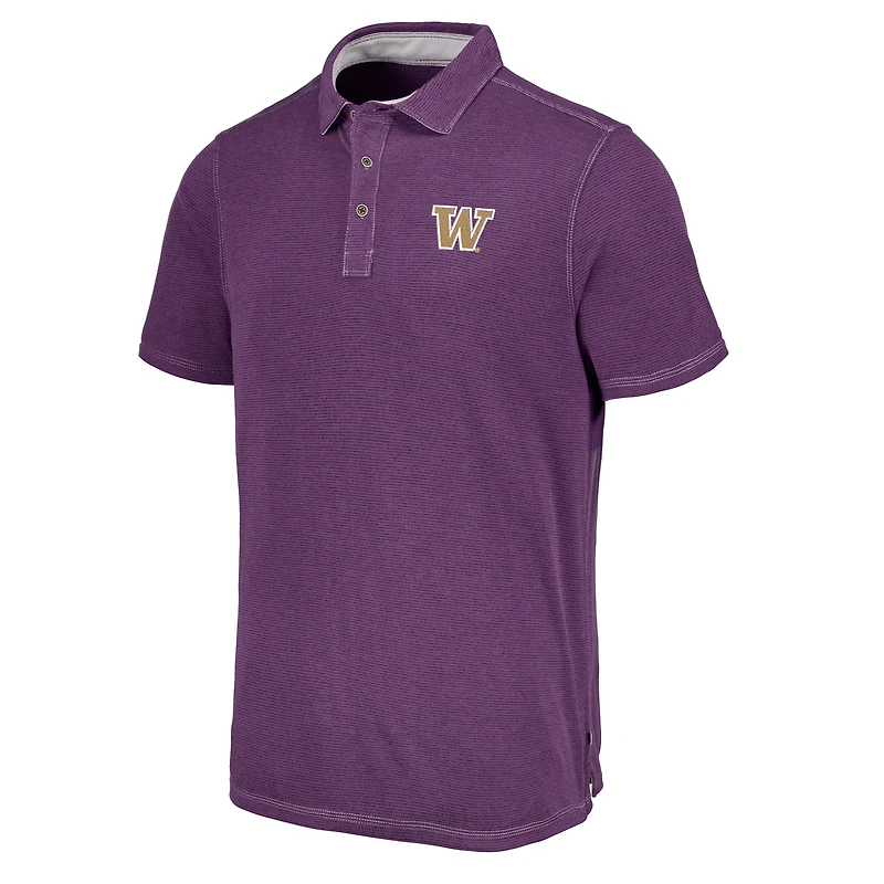 Polo Tommy Bahama violet Washington Huskies Paradiso Cove pour hommes