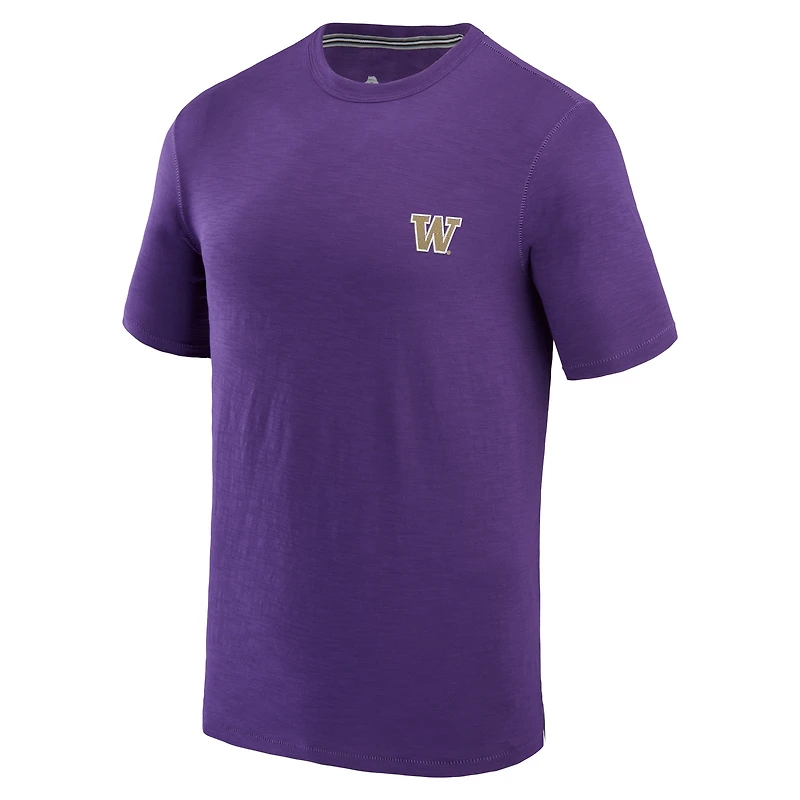 T-shirt de plage violet Tommy Bahama pour hommes Washington Huskies Sport Bali