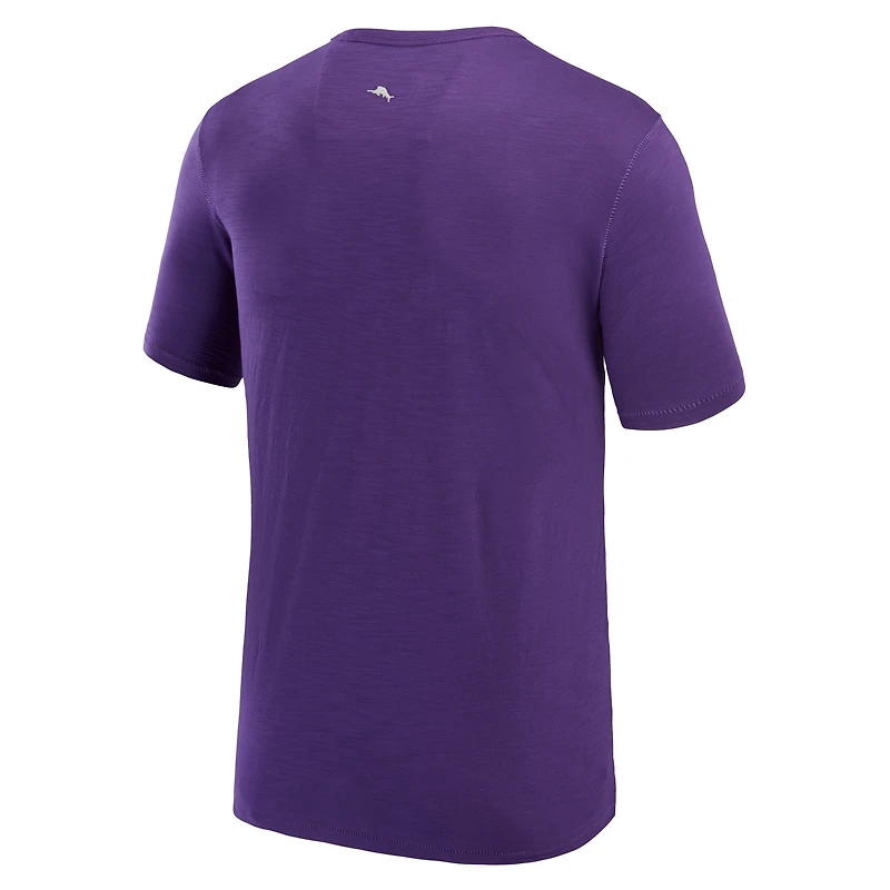 T-shirt de plage violet Tommy Bahama pour hommes Washington Huskies Sport Bali