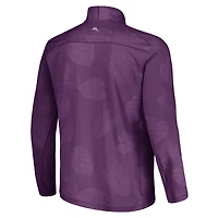 Men's Tommy Bahama Purple Washington Huskies Sport Delray Frond Quarter-Zip Jacket