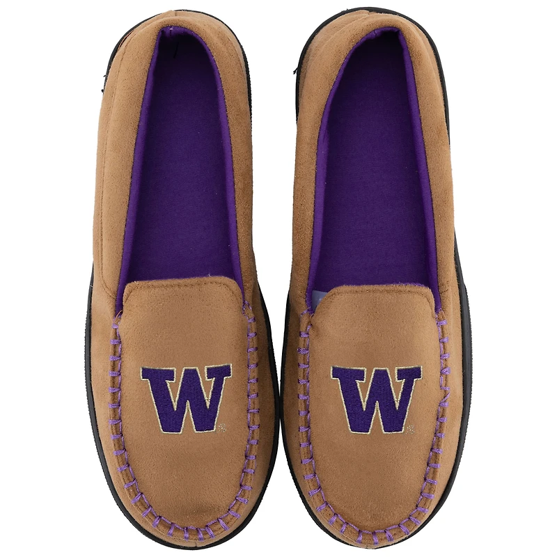 Men's ZooZatz Washington Huskies Moccasin Slippers