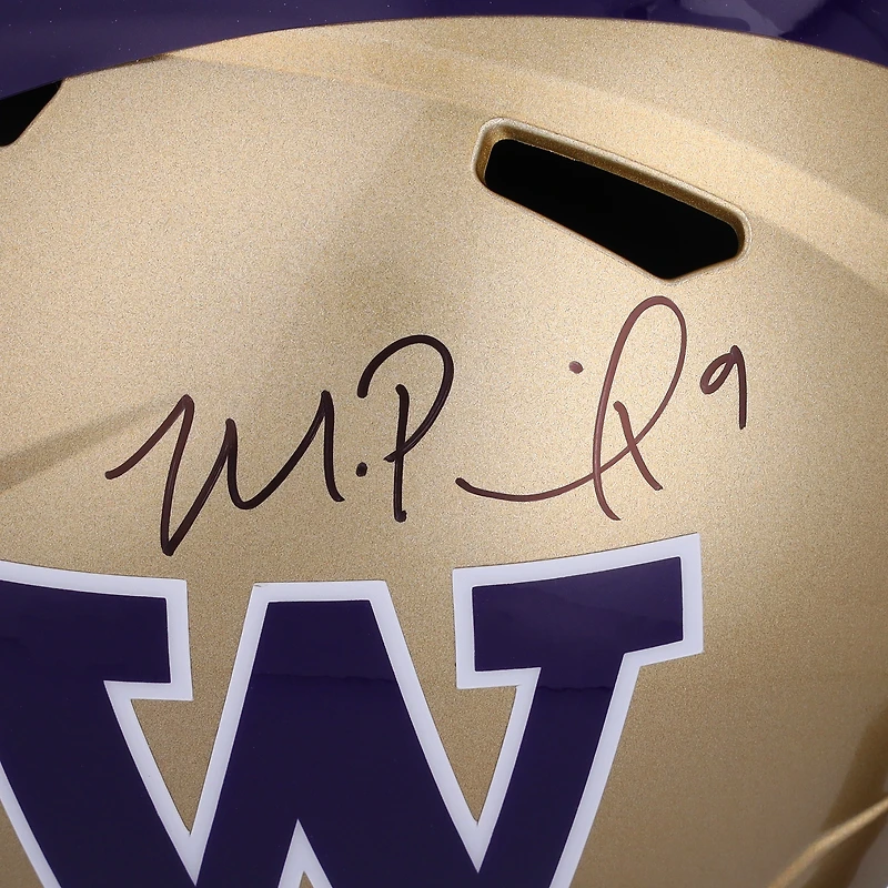 Casque réplique autographié Riddell Speed ​​de Michael Penix Jr. des Washington Huskies
