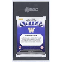 Rome Odunze Washington Huskies 2024 Panini Prizm Draft Picks On Campus #OC-ROE SGC Authenticated 10 Rookie Card