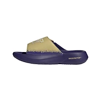 Sandales unisexes adidas violettes Washington Huskies Lightblaze Slide