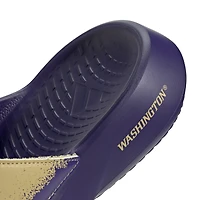 Sandales unisexes adidas violettes Washington Huskies Lightblaze Slide